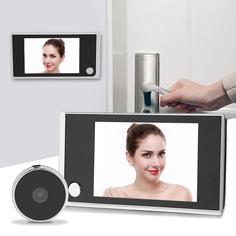 Focket Digital Door Viewer,3.5" LCD Door Peephole Camera Viewer,120 Degree Wide Angle Photo Peephole Viewer,Doorbell Home Security Monitor - Image 2